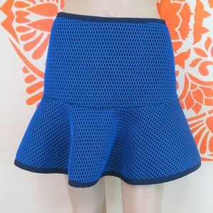 J.O.A Los Angeles Blue Mesh Mini Skirt 8